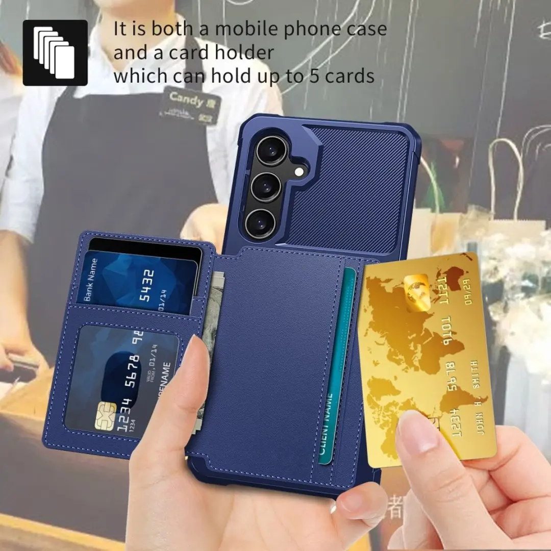 Selected Portemonnee Hoesje Samsung Galaxy S26 - Blauw