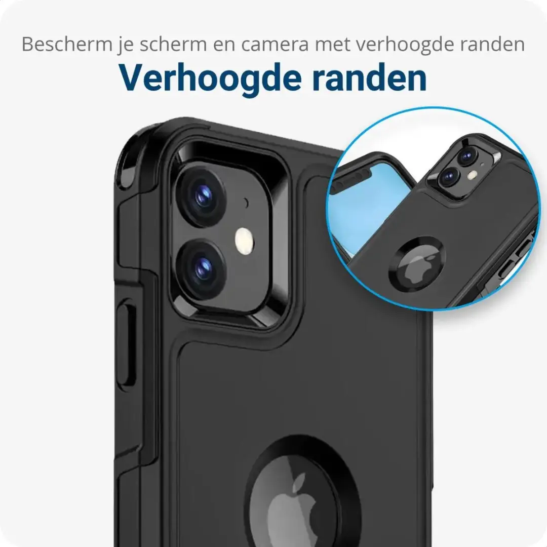 Selected by GSMpunt.nl iPhone 11/XR MagSafe Hoesje - Dual-Layer Zwart