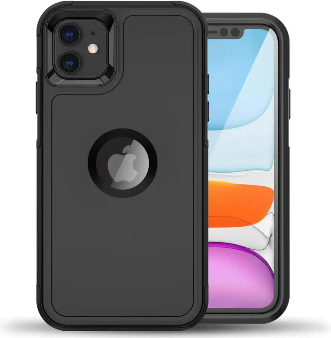 Selected by GSMpunt.nl iPhone 11/XR MagSafe Hoesje - Dual-Layer Zwart