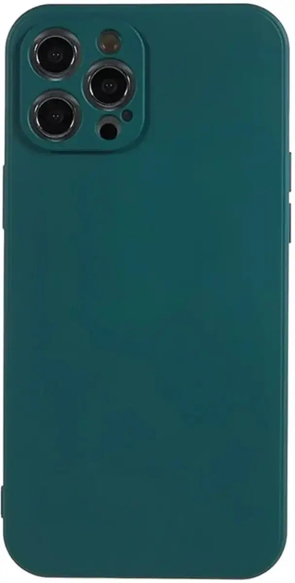 Selected by GSMpunt Hoesje iPhone 12 Pro - Donkergroen TPU