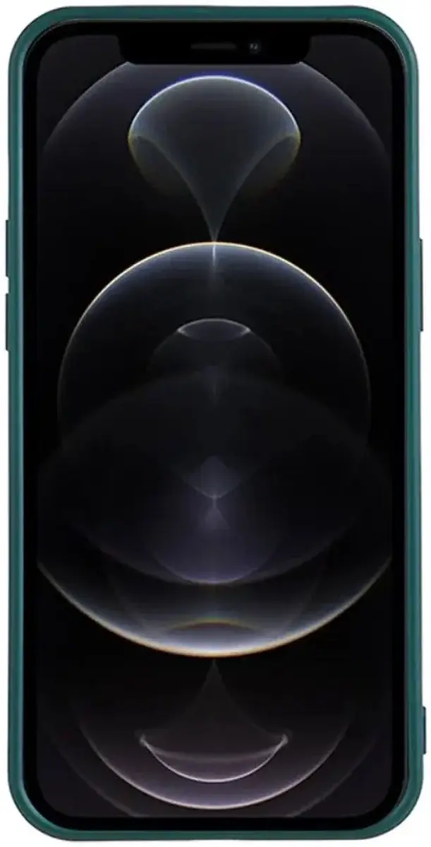 Selected by GSMpunt Hoesje iPhone 12 Pro - Donkergroen TPU