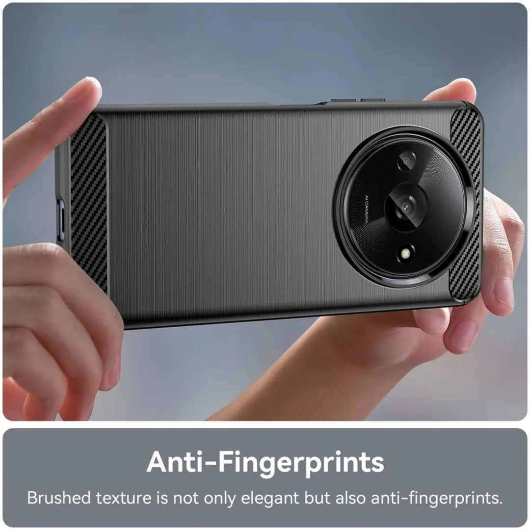 Selected TPU Hoesje Xiaomi Redmi A3 - Zwart