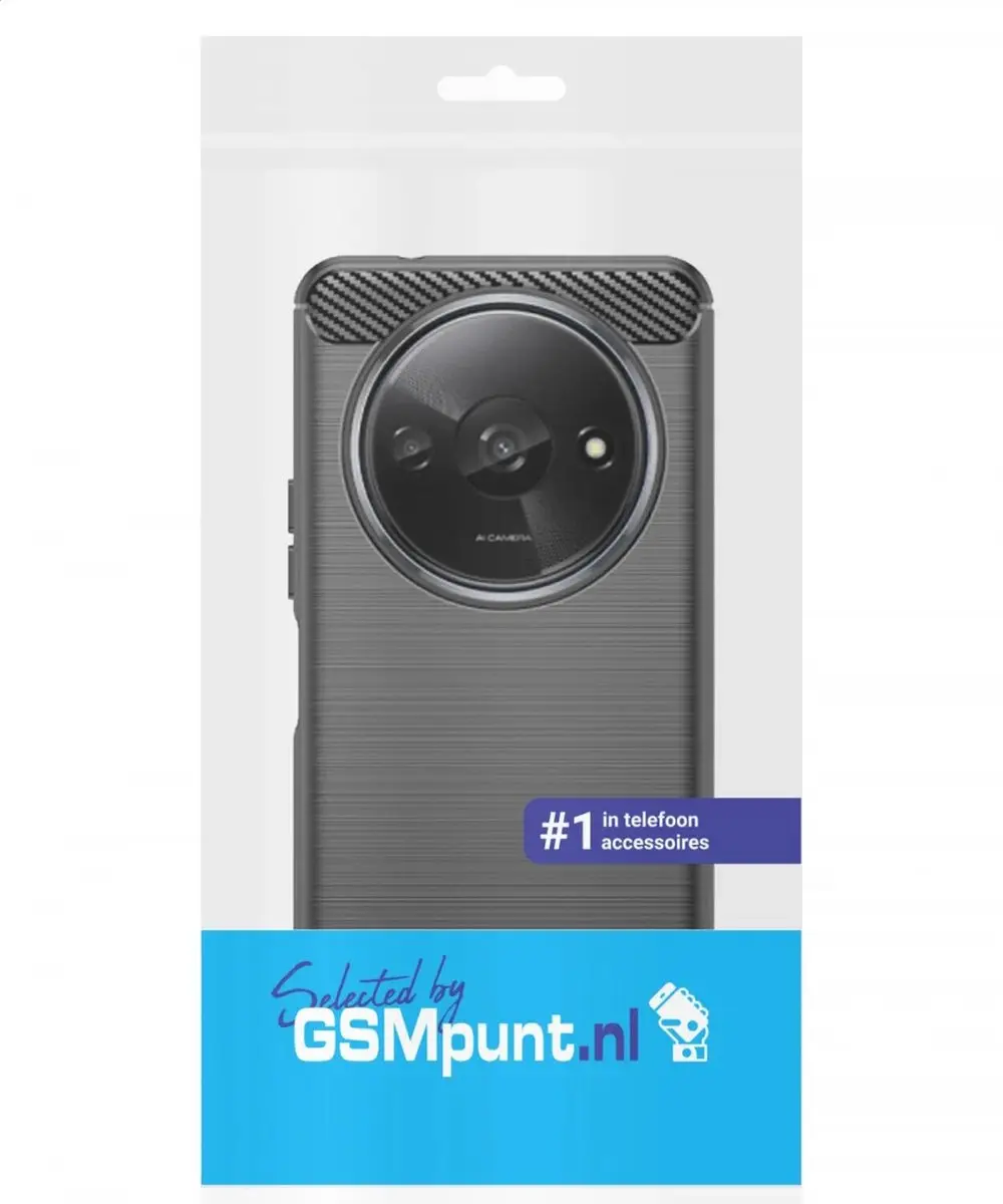 Selected TPU Hoesje Xiaomi Redmi A3 - Zwart