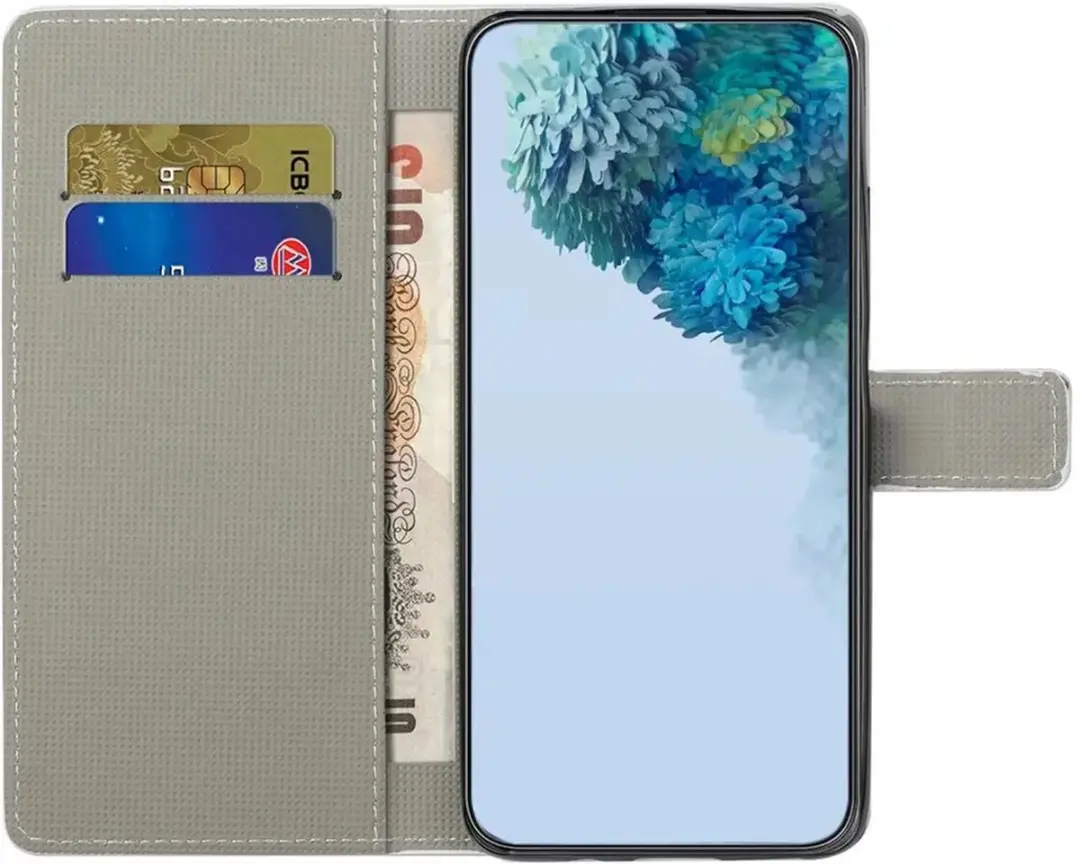 Selected Hoesje Samsung Galaxy A57 Book Case - Magneet Sluiting - Uil Print