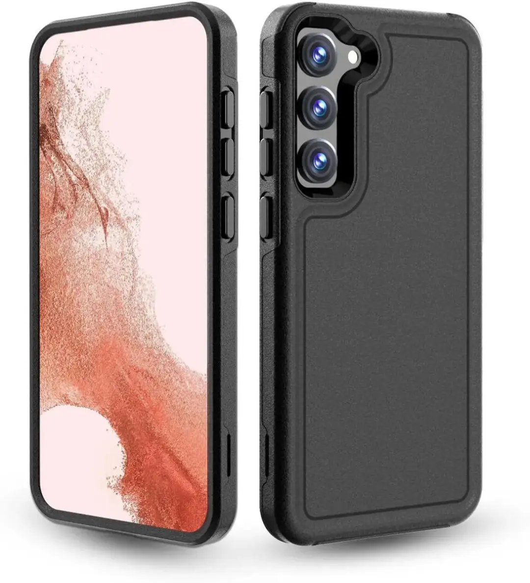 Selected Hoesje Samsung Galaxy S23 Plus MagSafe Dual-Layer Zwart