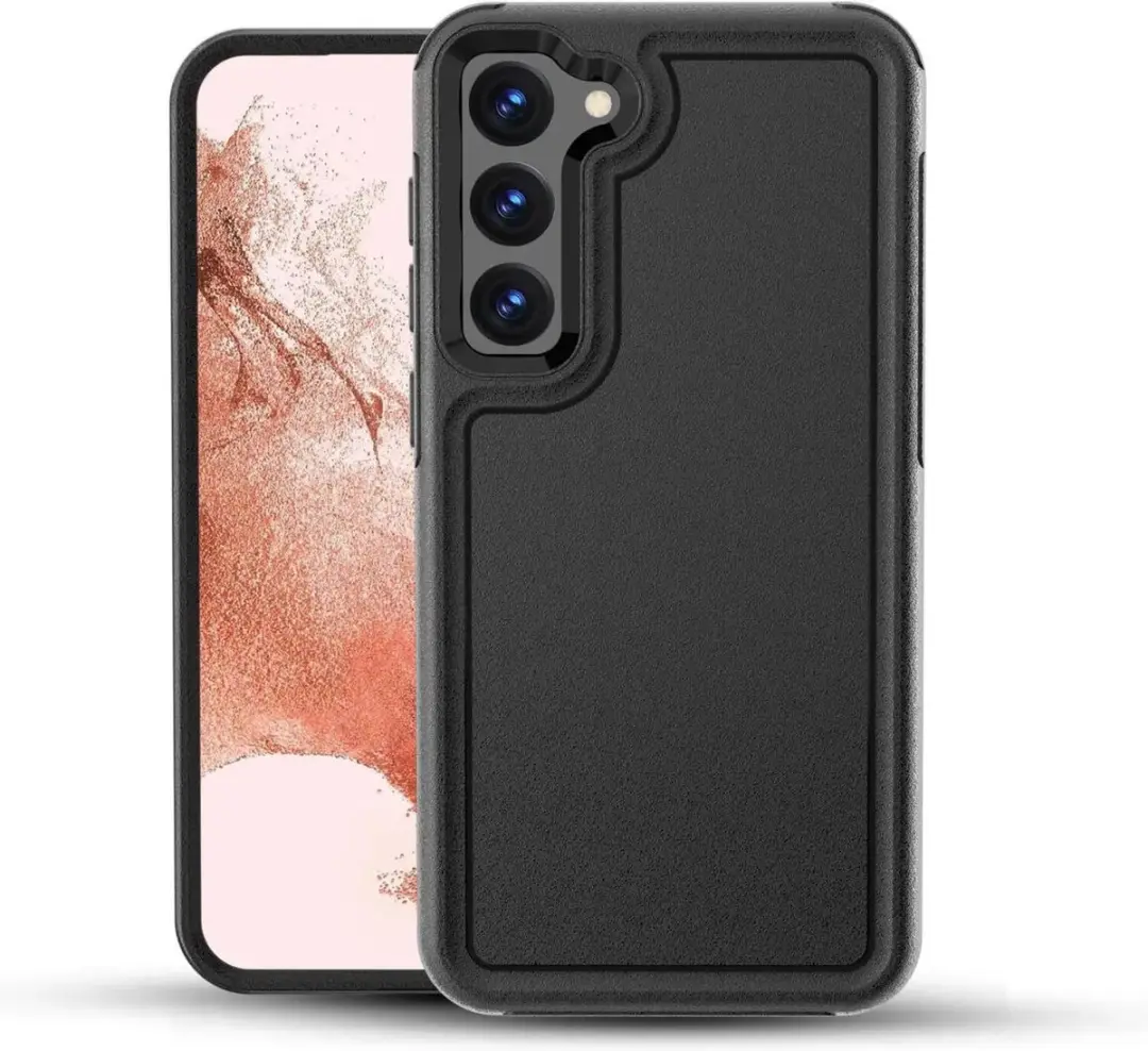 Selected Hoesje Samsung Galaxy S23 Plus MagSafe Dual-Layer Zwart