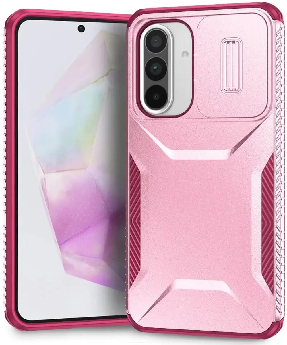 Selected Hoesje Samsung Galaxy A37 Camera Slider Roze