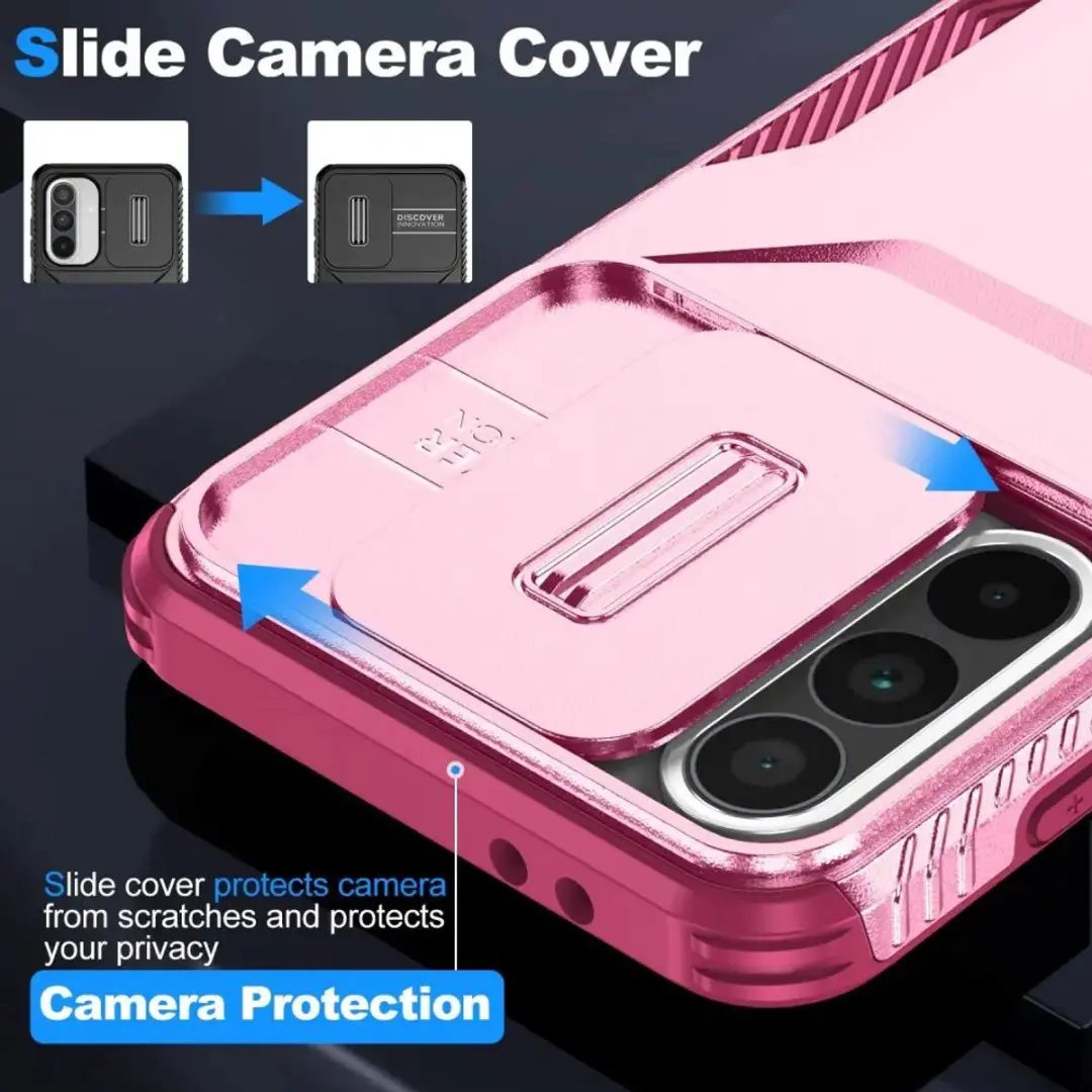 Selected Hoesje Samsung Galaxy A37 Camera Slider Roze - afbeelding 6 van 6