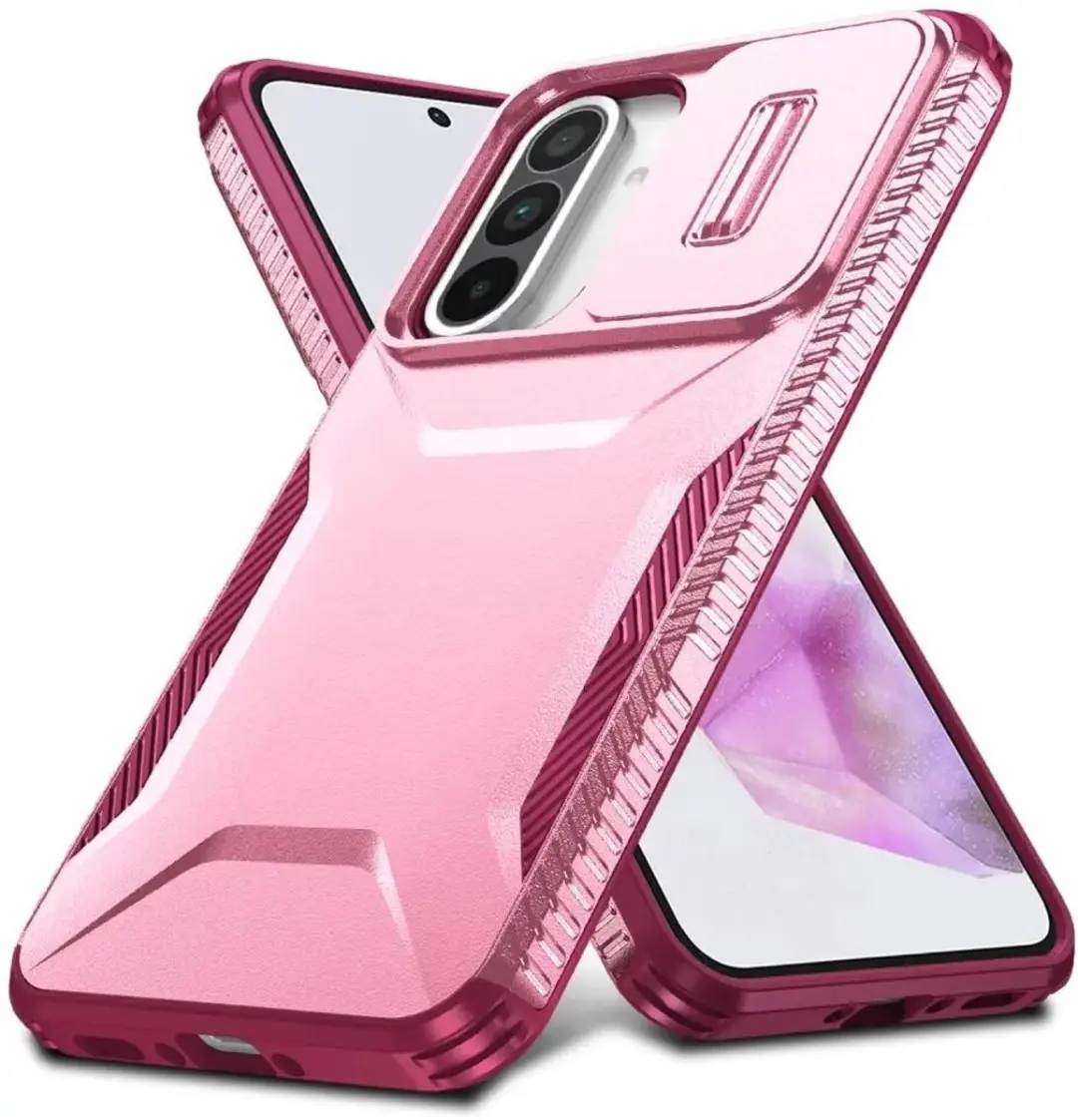 Selected Hoesje Samsung Galaxy A37 Camera Slider Roze