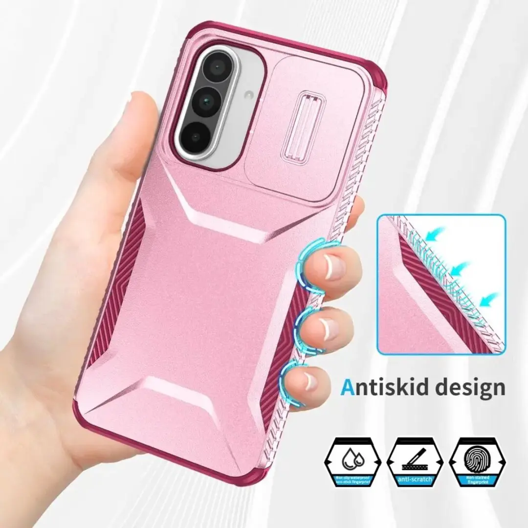 Selected Hoesje Samsung Galaxy A37 Camera Slider Roze