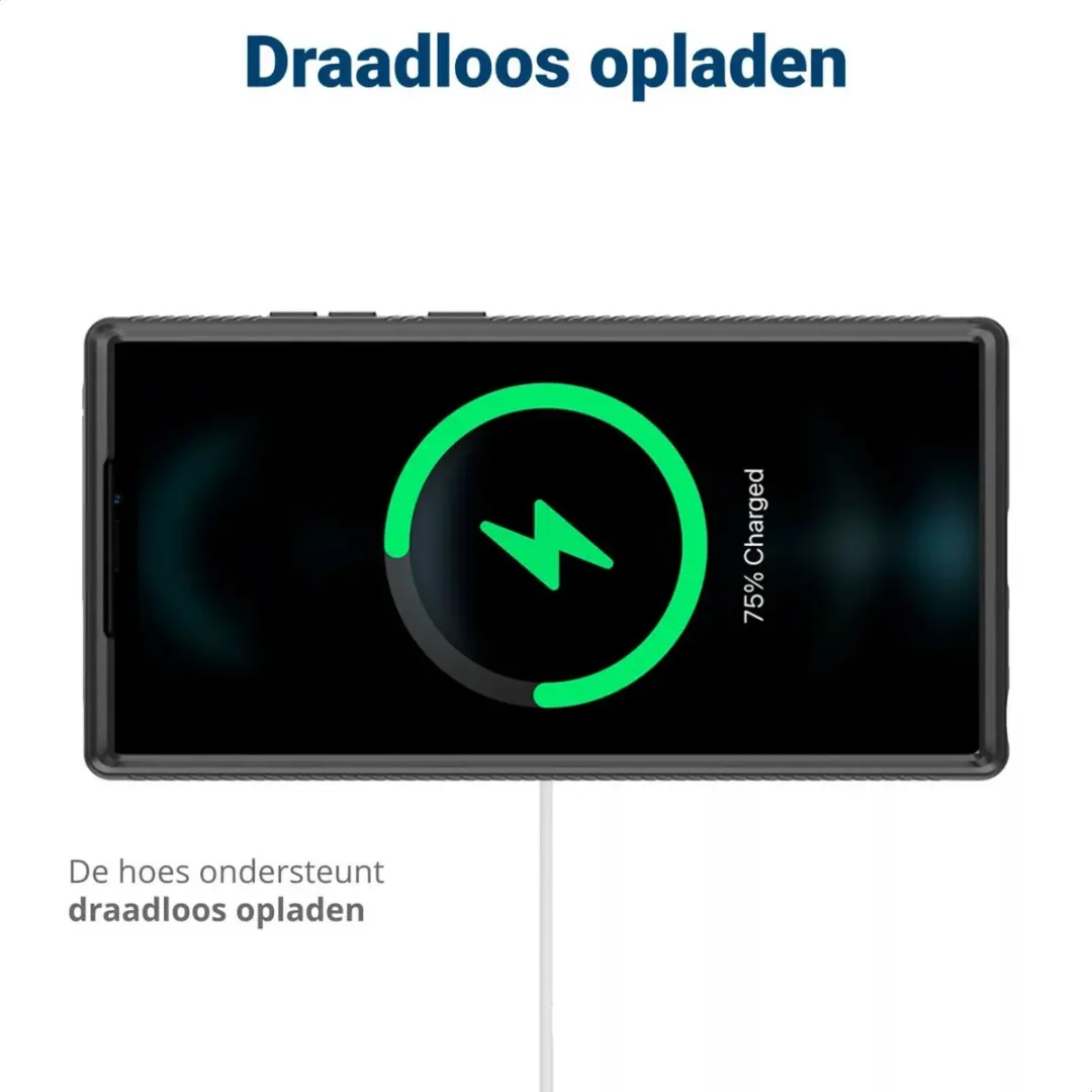 Selected by GSMpunt.nl iPhone 16 Pro Hoesje - Schokbestendig Zwart