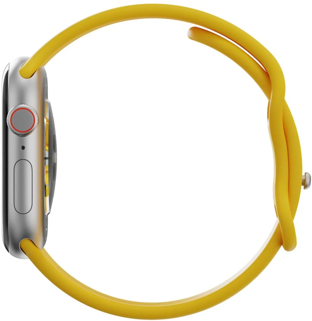 Selected SBG Siliconen Bandje Apple Watch 11 42mm - Geel