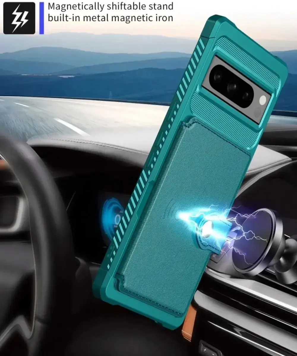 Selected Portemonnee Hoesje Google Pixel 8 Pro - Groen - afbeelding 6 van 6