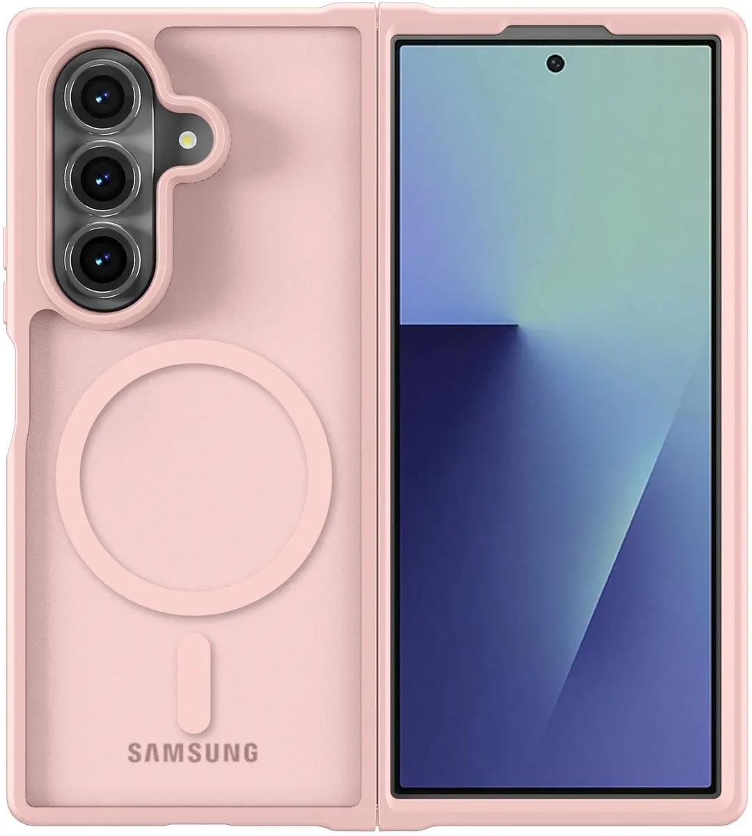 Selected Hoesje Samsung Galaxy Z Fold 7 MagSafe Roze