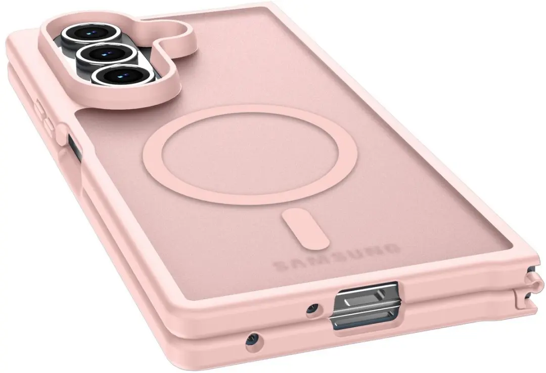 Selected Hoesje Samsung Galaxy Z Fold 7 MagSafe Roze - Matte