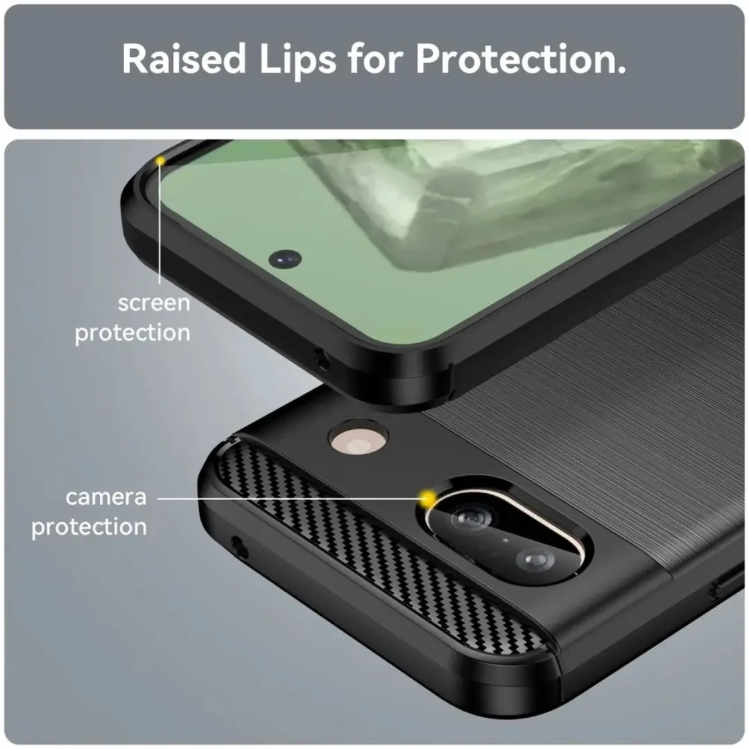 Selected by GSMpunt TPU Hoesje Google Pixel 8a - Zwart