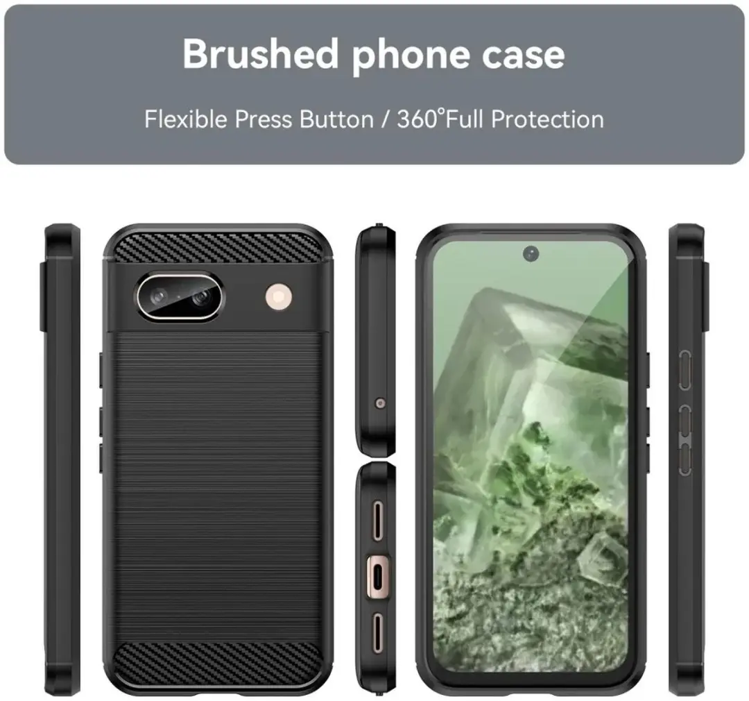 Selected by GSMpunt TPU Hoesje Google Pixel 8a - Zwart - afbeelding 6 van 6