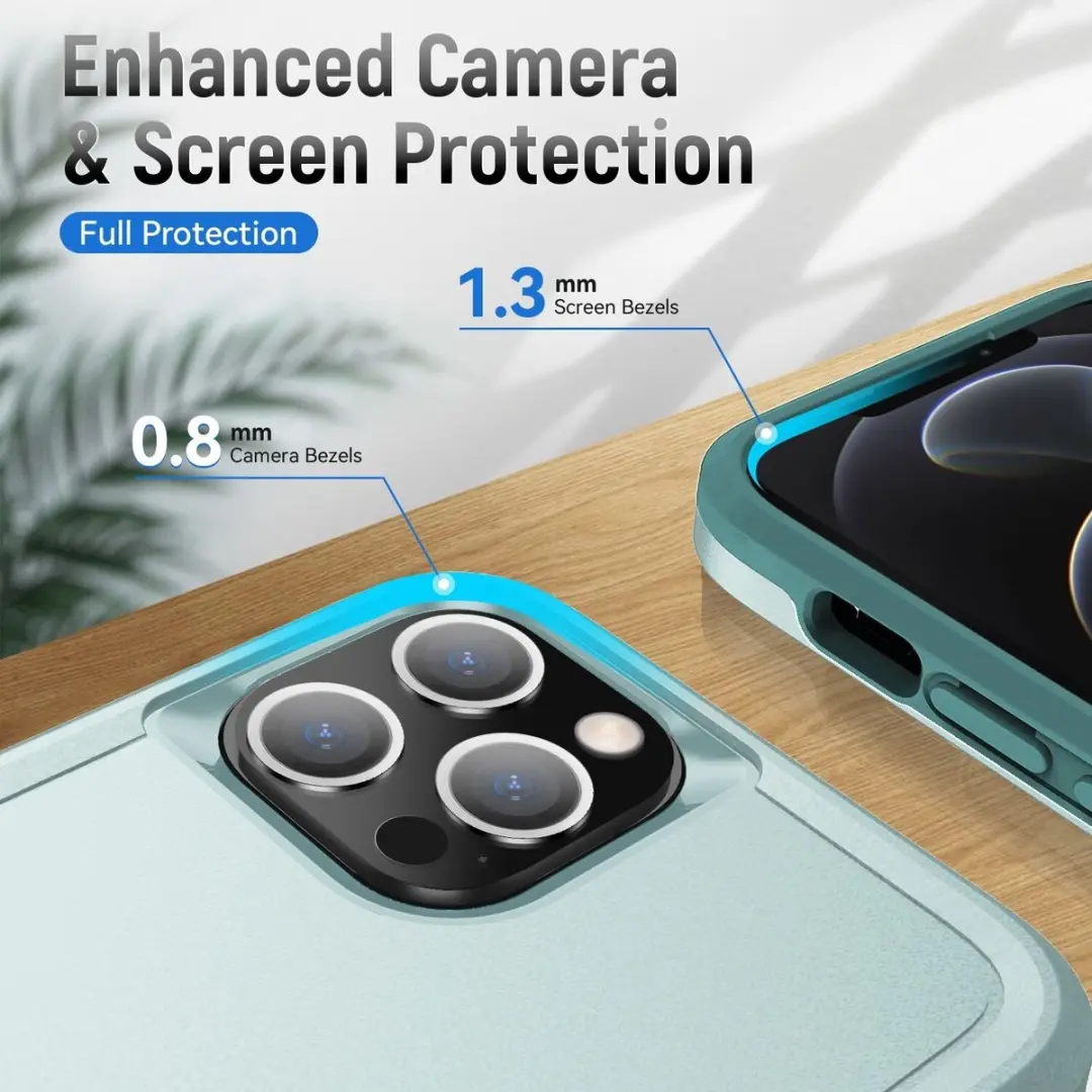 Selected Back Cover iPhone 14 Pro Rugged Hoesje - Groen - afbeelding 6 van 6