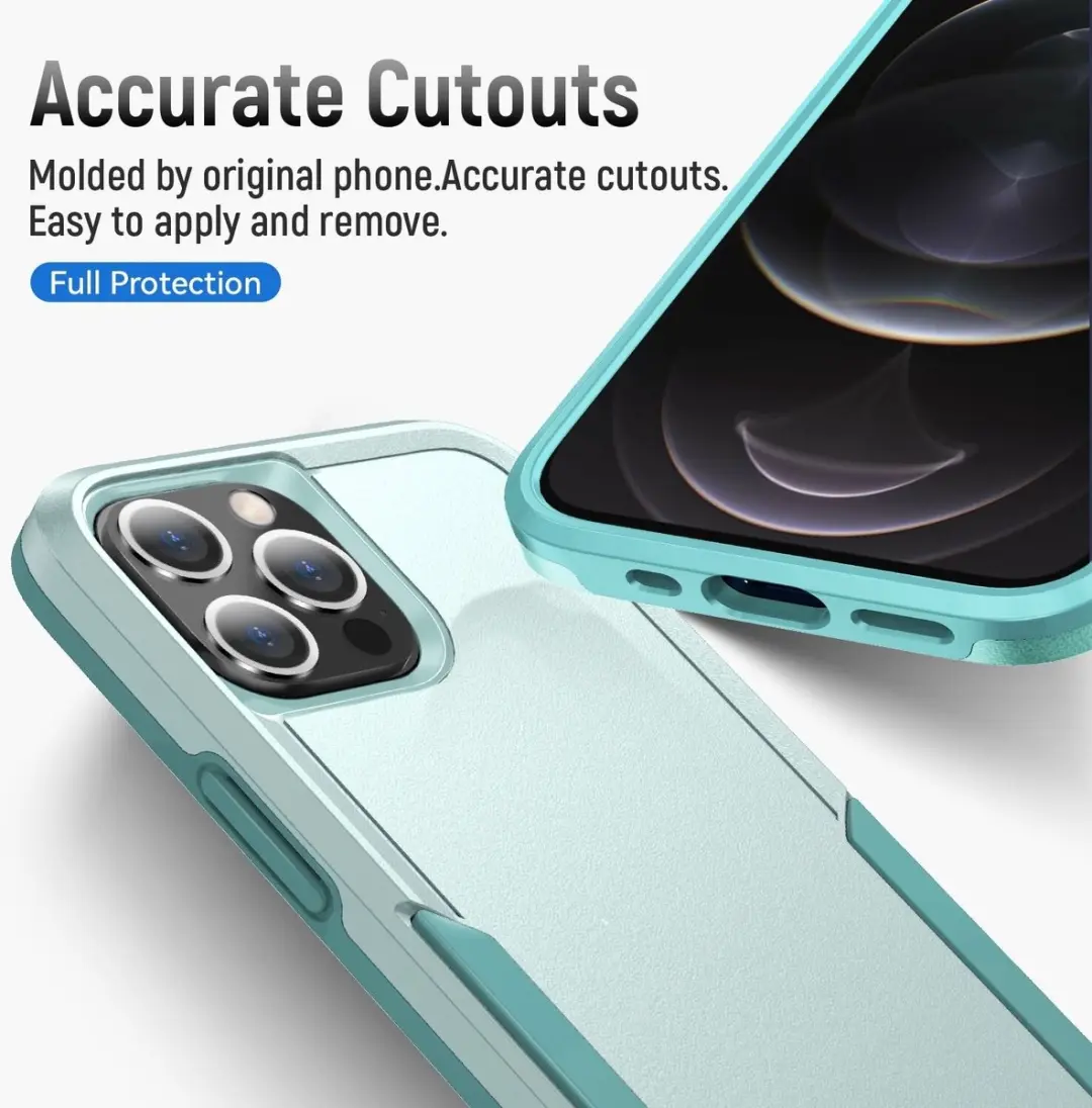 Selected Back Cover iPhone 14 Pro Rugged Hoesje - Groen