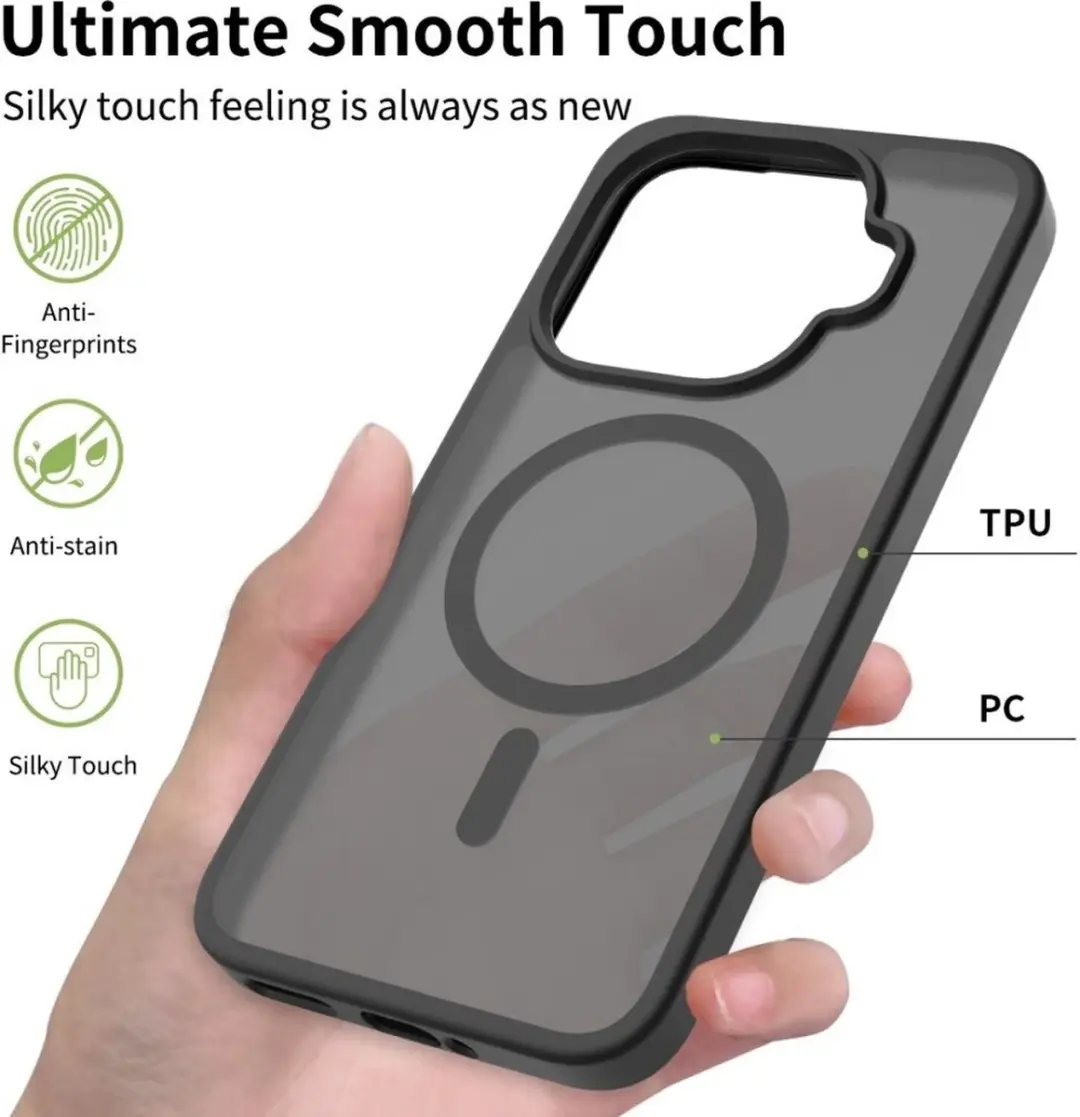 Selected Xiaomi 15T Pro Hybrid Back Cover - MagSafe Zwart