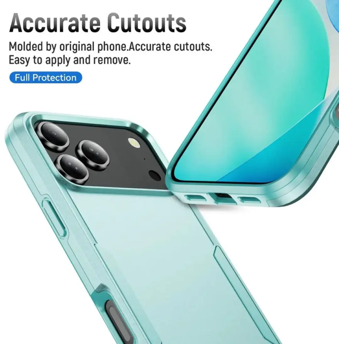 Selected Back Cover iPhone 17 Pro Rugged Hoesje - Groen