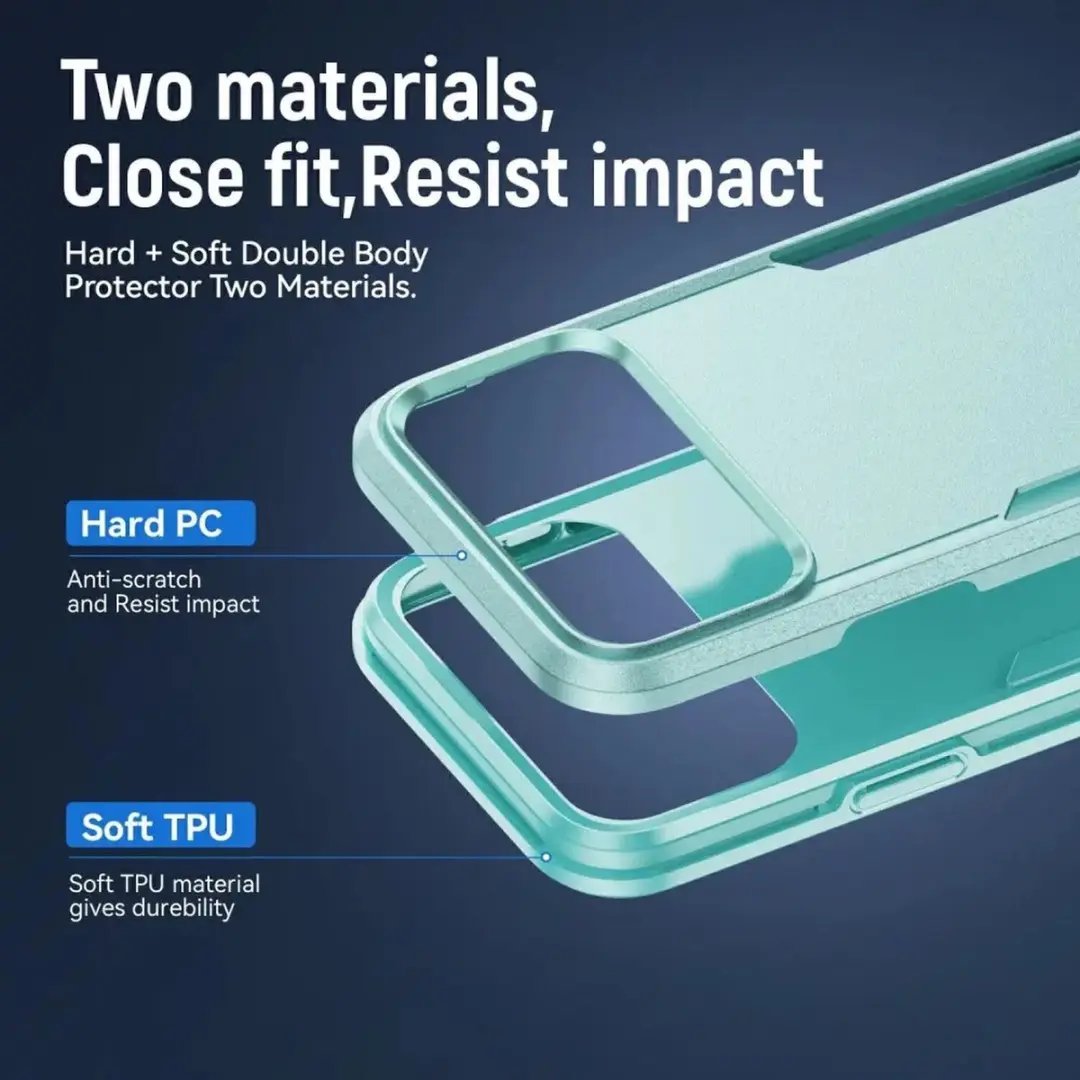 Selected Back Cover iPhone 17 Pro Rugged Hoesje - Groen