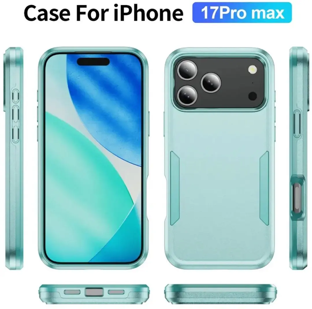 Selected Back Cover iPhone 17 Pro Rugged Hoesje - Groen