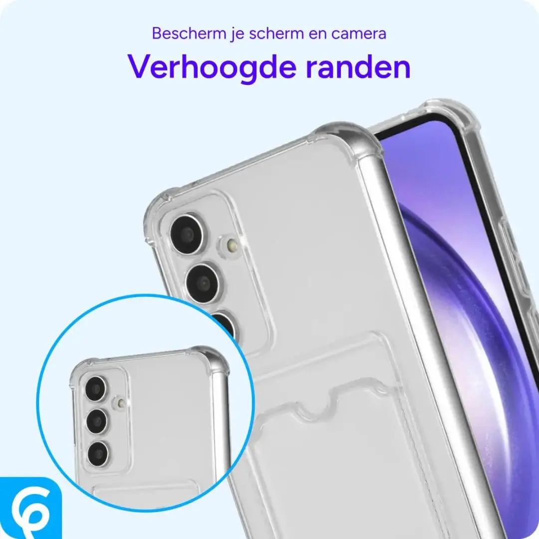 Selected Transparant TPU Hoesje Samsung Galaxy A55 - Pasjeshouder