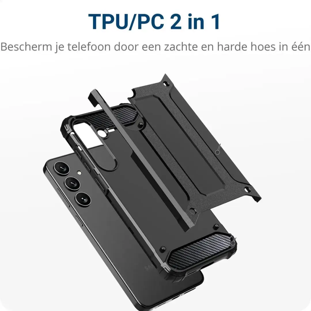 Selected Hoesje Samsung Galaxy S24 FE - Zwart