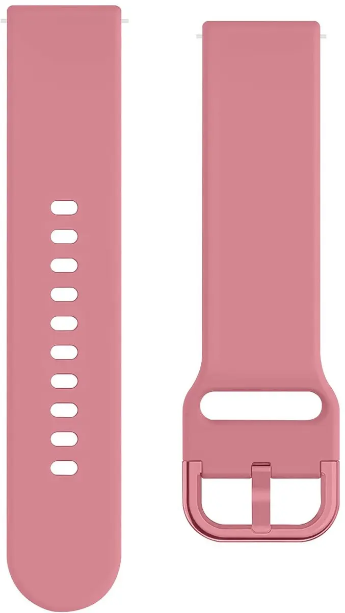 Selected SBG Universeel Horloge Bandje 20mm - Siliconen Roze