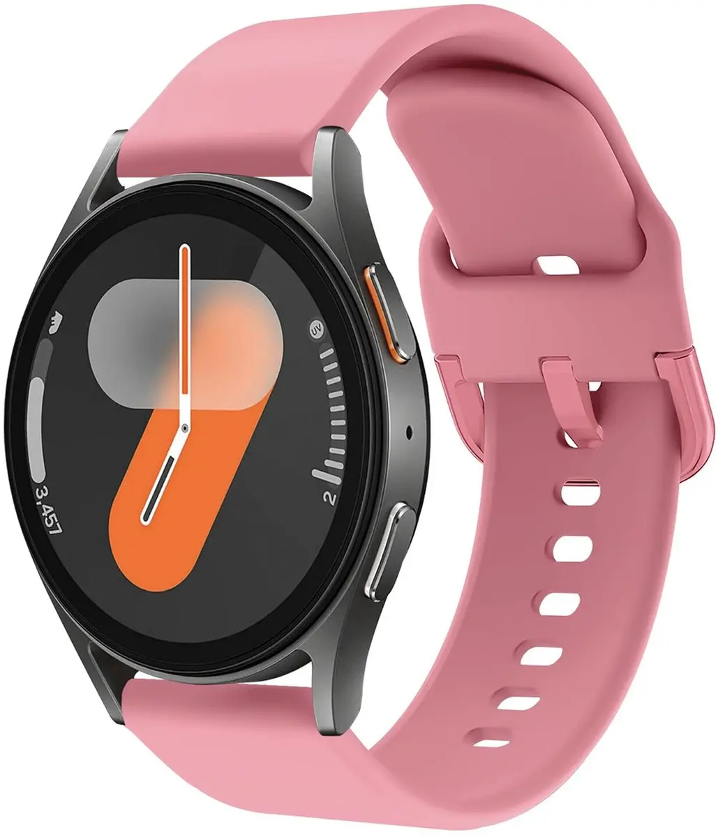 Selected SBG Universeel Horloge Bandje 20mm - Siliconen Roze
