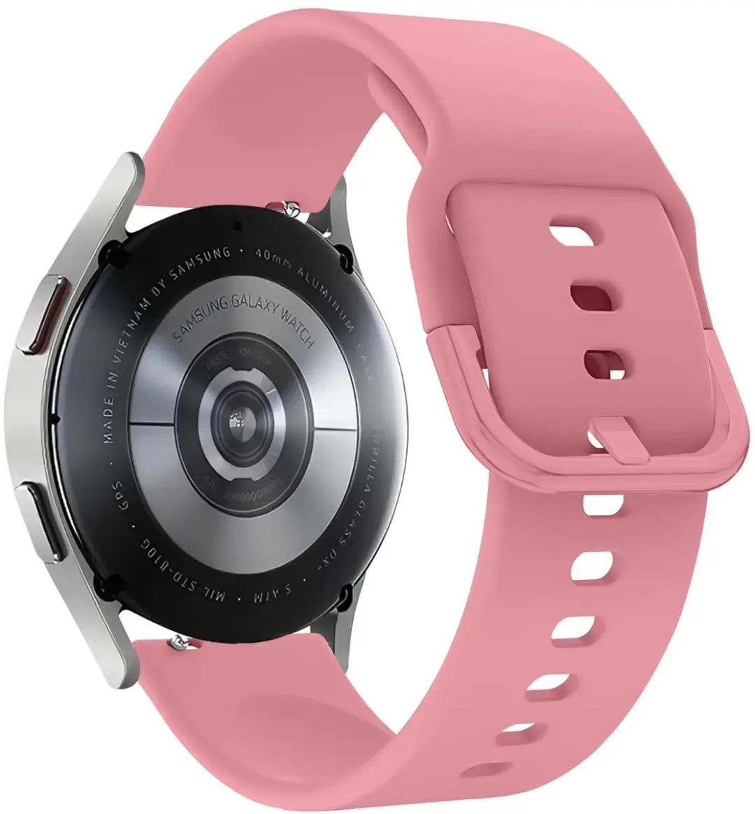 Selected SBG Universeel Horloge Bandje 20mm - Siliconen Roze