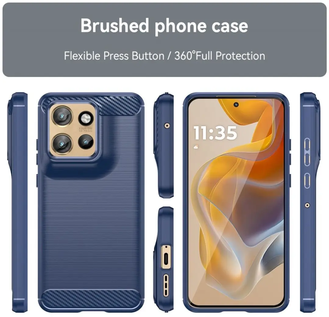 Selected TPU Hoesje Motorola Edge 60 Neo - Blauw