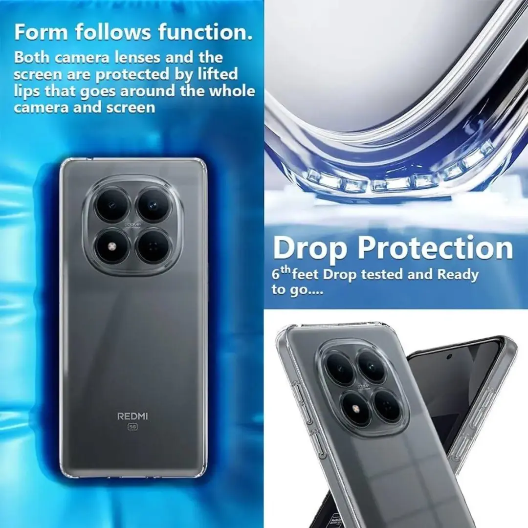 Selected Transparant TPU Hoesje Xiaomi Redmi Note 15 4G