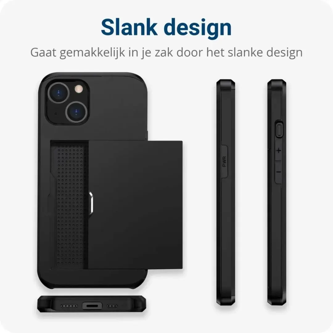 Selected Hoesje Samsung Galaxy S23 Ultra - Kaarthouder Zwart