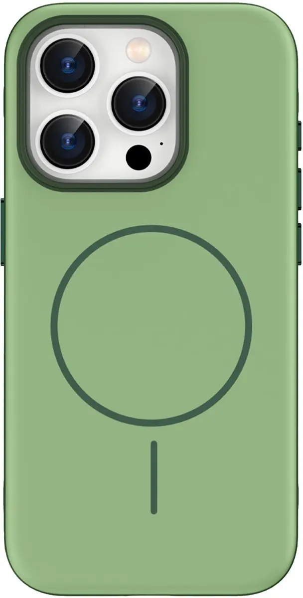 Imoshion Hoesje iPhone 15 Pro - Donkergroen MagSafe