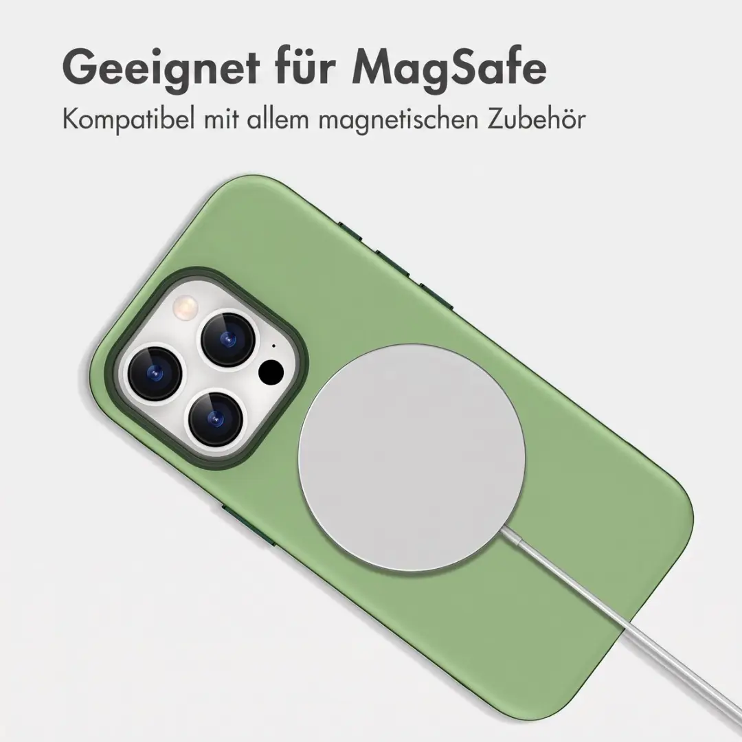 Imoshion Hoesje iPhone 15 Pro - Donkergroen MagSafe
