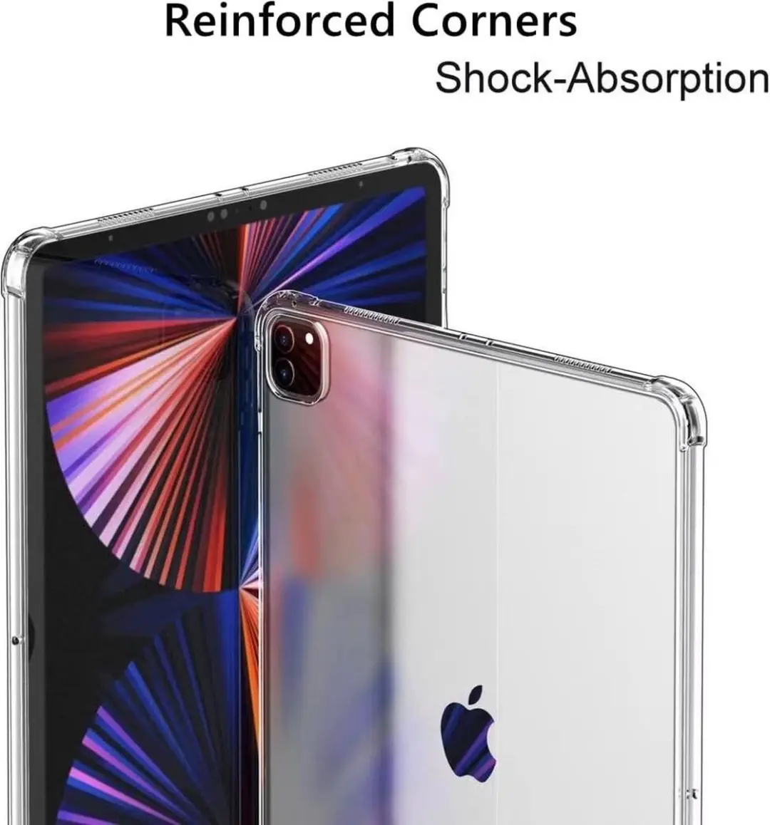 Selected TPU Hoes Apple iPad Pro 12.9 2018-2022 - Transparant
