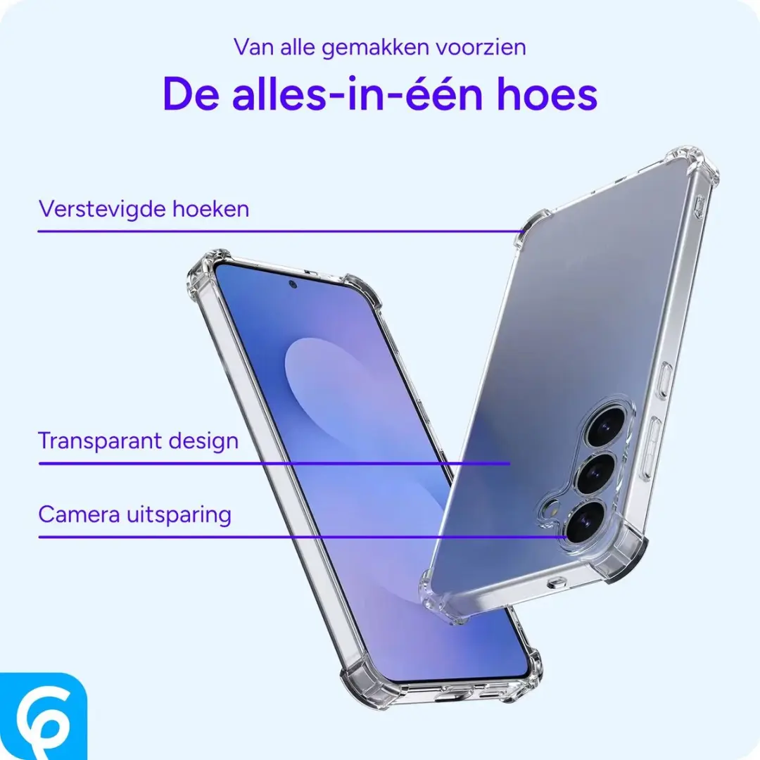 Selected by GSMpunt Samsung Galaxy A55 TPU Hoesje - Transparant