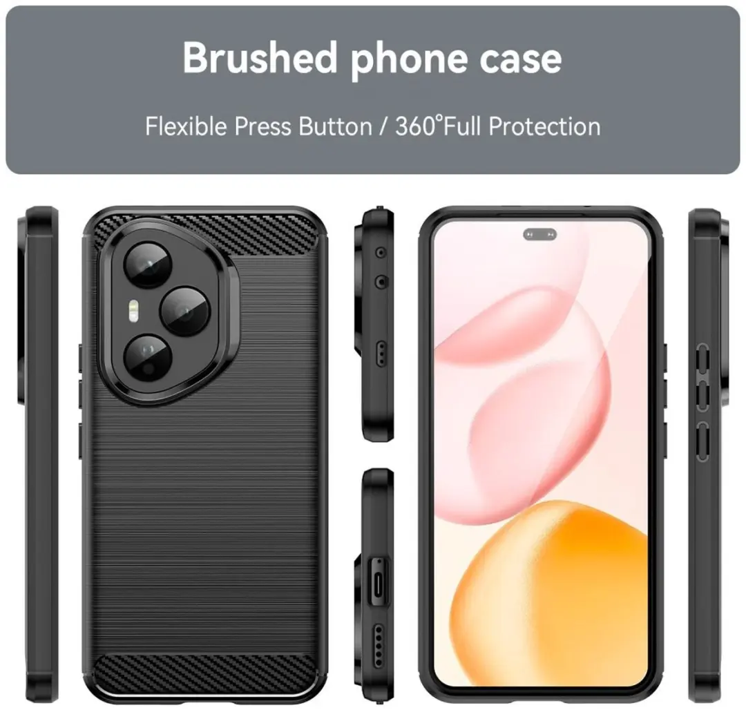 Selected by GSMpunt.nl TPU Hoesje Honor 400 Pro - Zwart