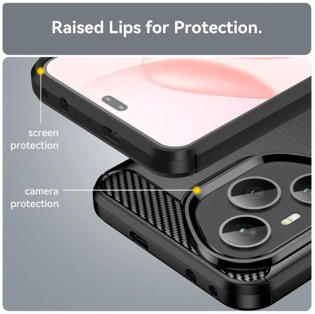 Selected by GSMpunt.nl TPU Hoesje Honor 400 Pro - Zwart - afbeelding 6 van 6