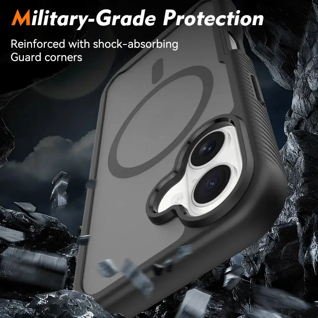 Selected Hoesje iPhone 16 Full Protect Matte Zwart