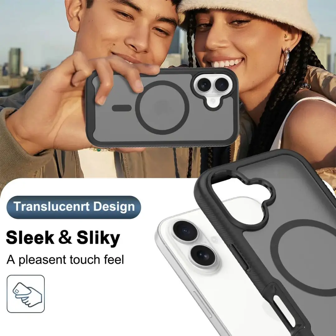 Selected Hoesje iPhone 16 Full Protect Matte Zwart