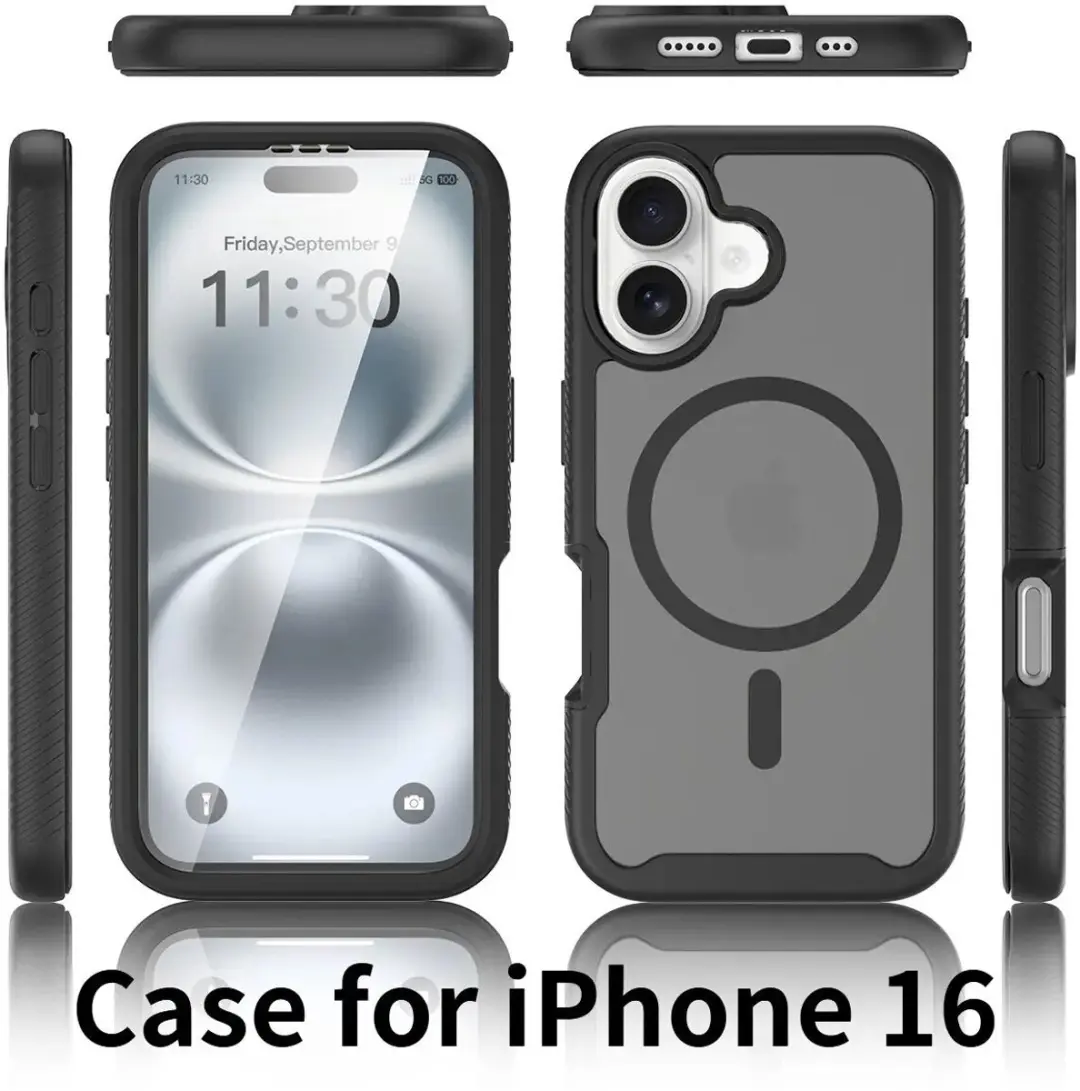 Selected Hoesje iPhone 16 Full Protect Matte Zwart - afbeelding 6 van 6