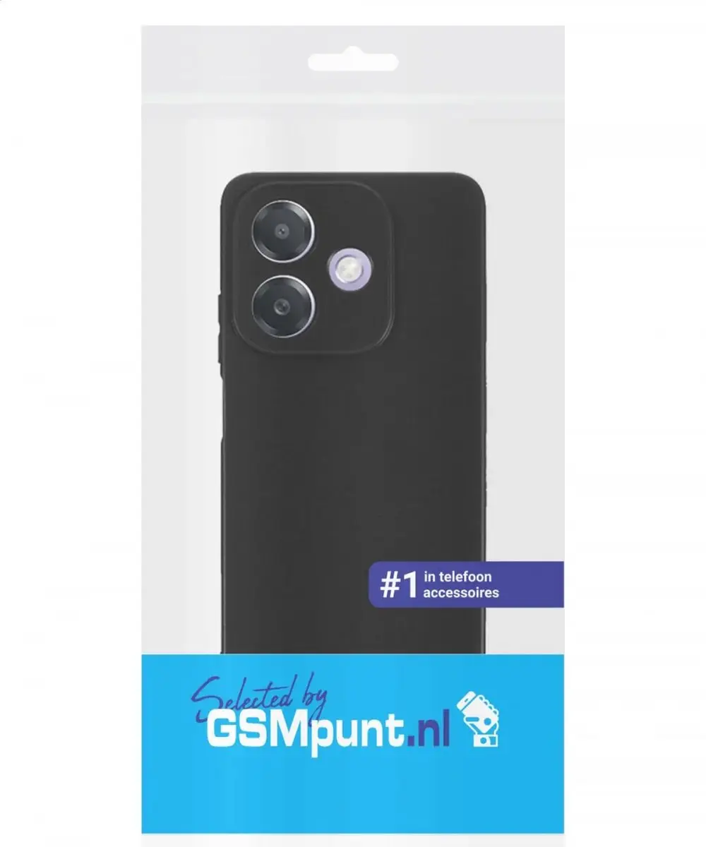 Selected by GSMpunt.nl Oppo A60 5G Hoesje - Zwart Dun TPU