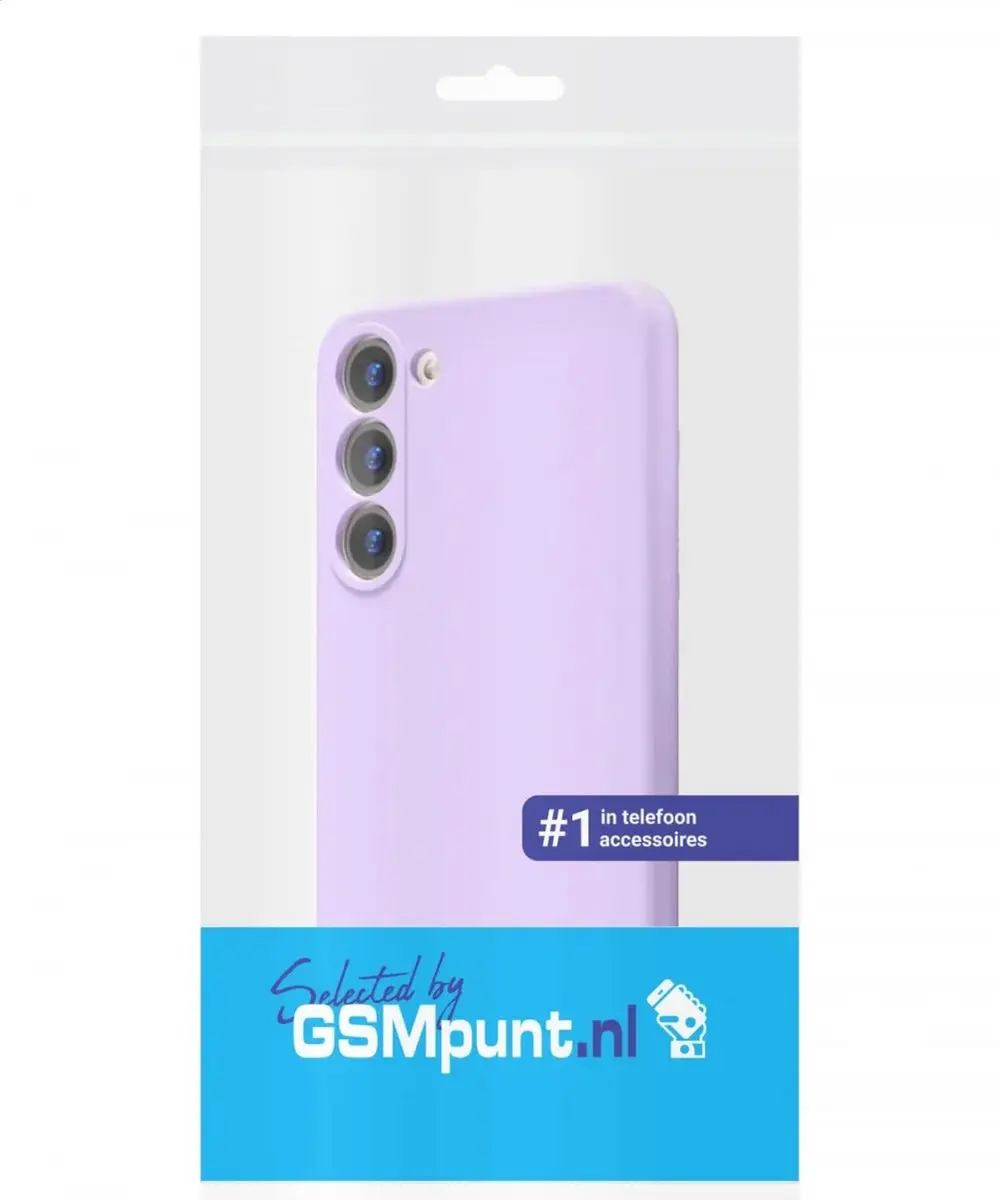 Selected Hoesje Samsung Galaxy S23 - Dun Flexibel TPU - Paars