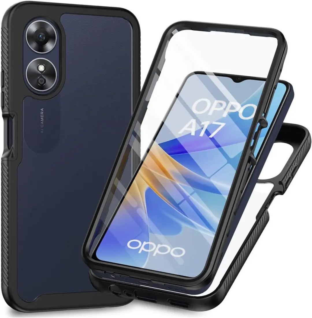 Selected by GSMpunt Oppo A17 Hoesje met Screenprotector