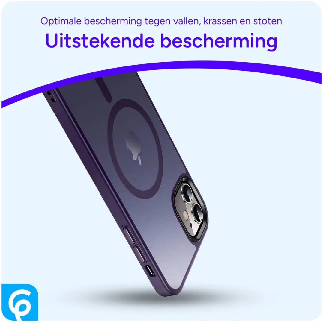 Selected by GSMpunt Apple iPhone 11 MagSafe Hoesje - Paars