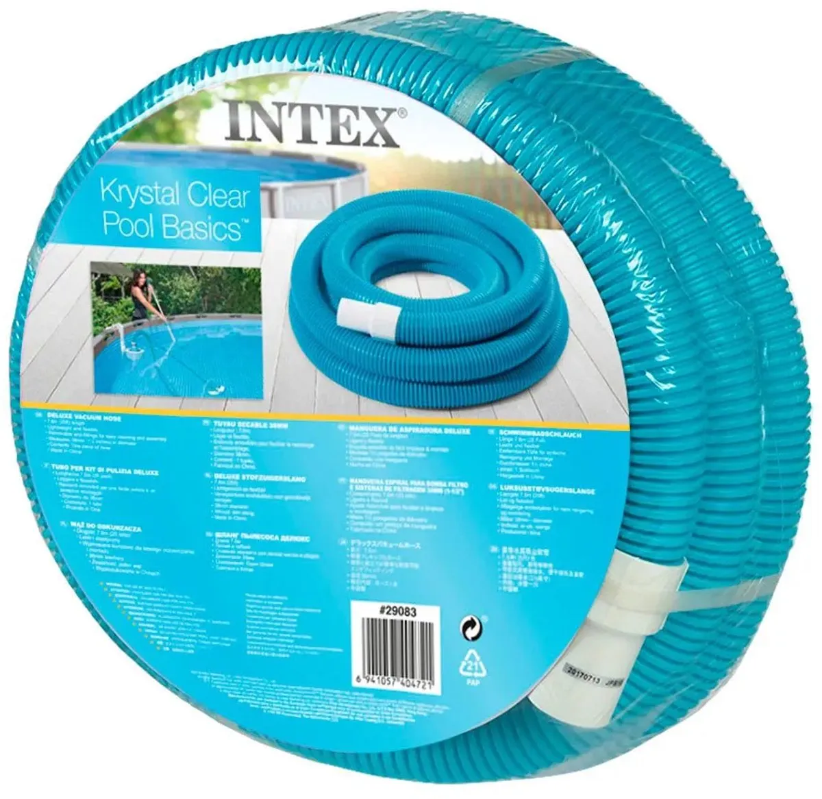 Intex Deluxe Vacuümslang 29083 - Blauw