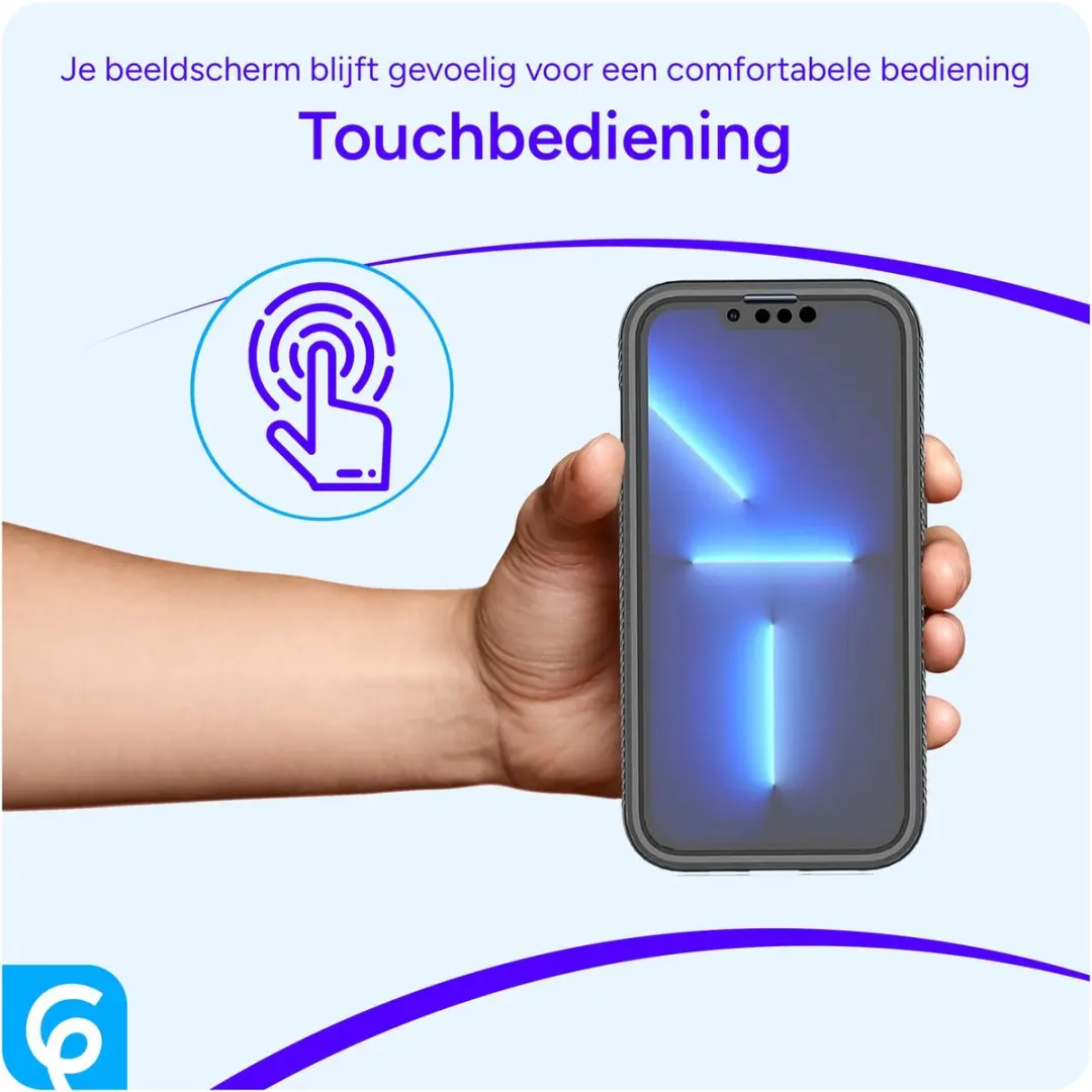 Selected by GSMpunt.nl iPhone 13 Pro Hoesje - Full Protect - Zwart/Transparant - afbeelding 6 van 6